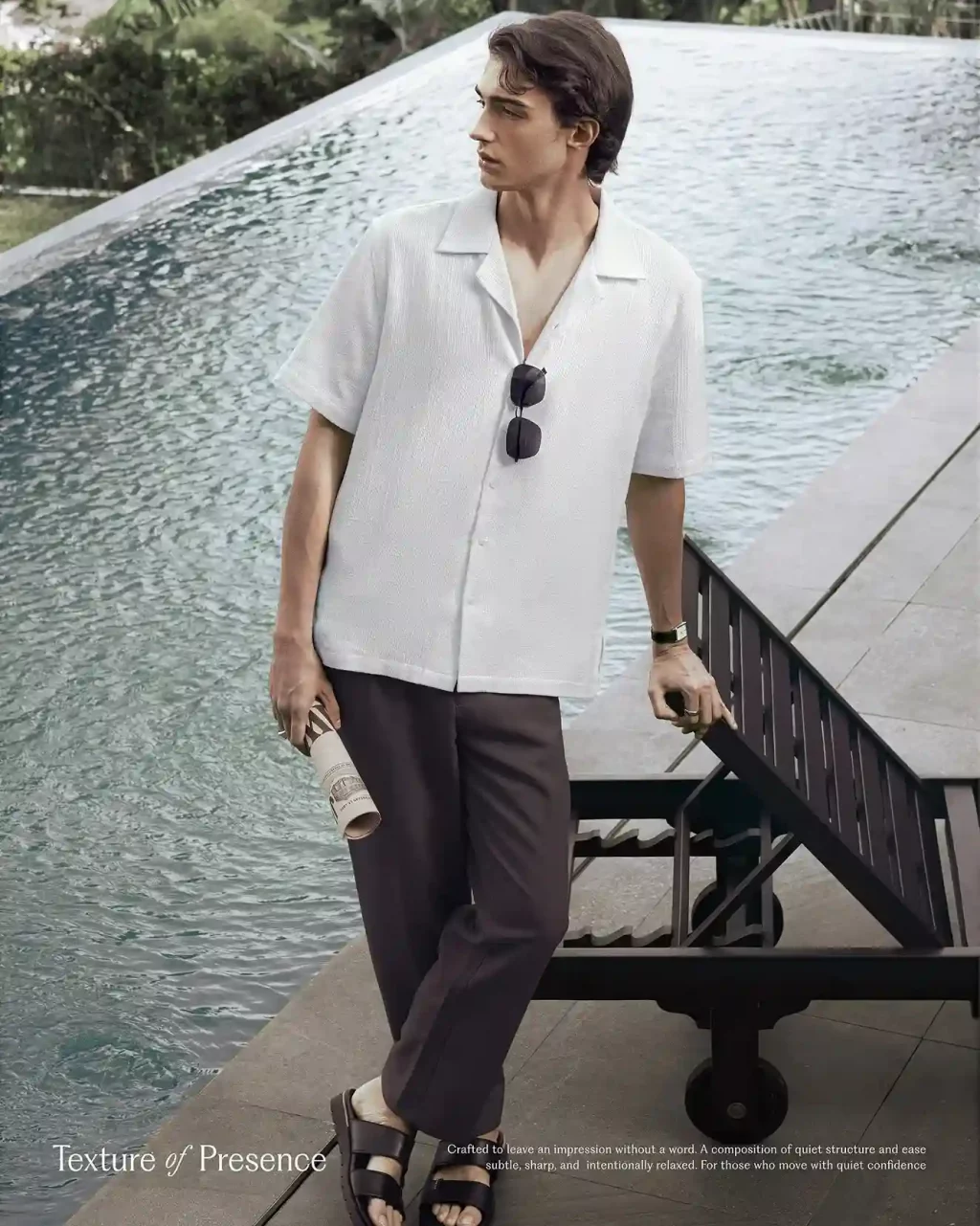 outfit pantai pria