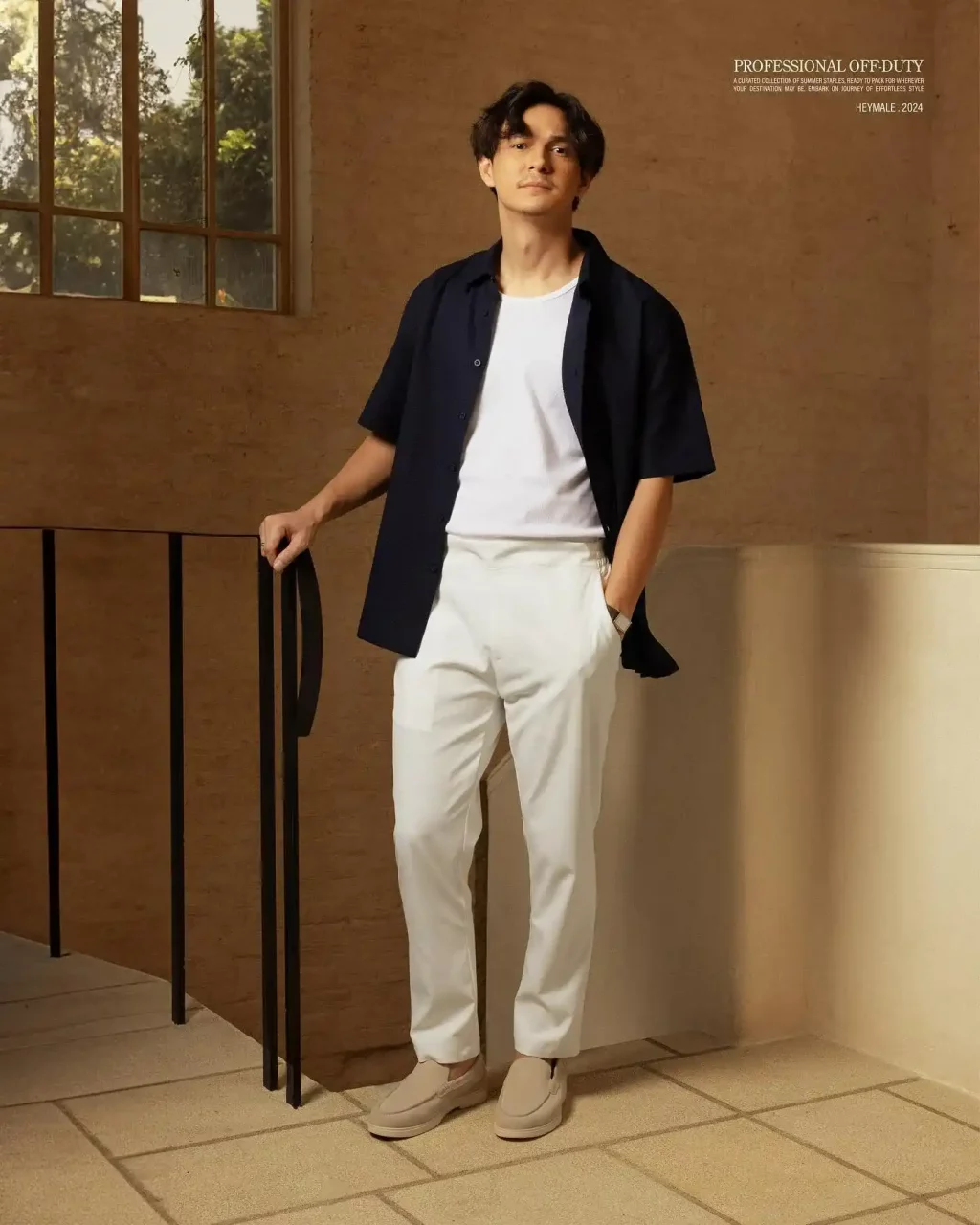 outfit pantai pria