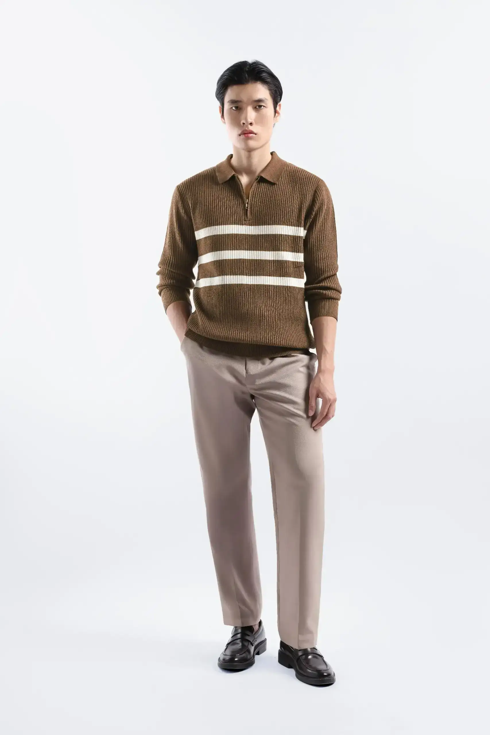 baju coklat cocok dengan celana warna apa
