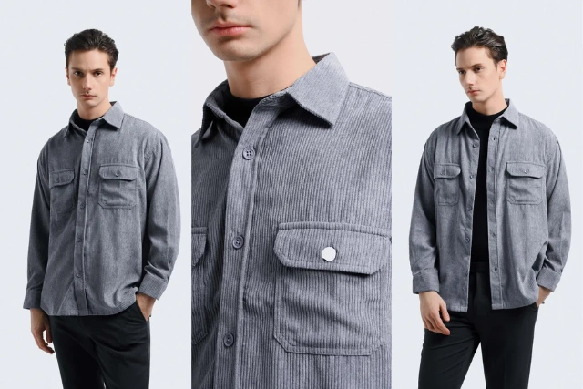 kemeja corduroy